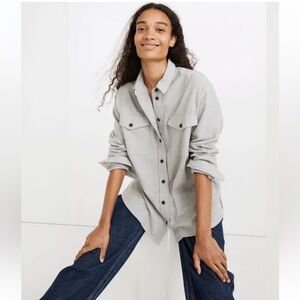 Madewell Flannel Oversized Ex-Boyfriend Shirt